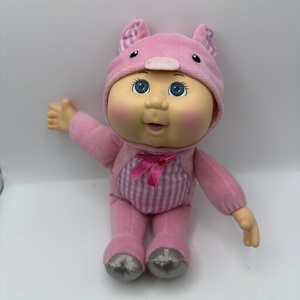 Cabbage Patch Kids Cuties Penny The Pig Doll 9" Pink Costume CPK